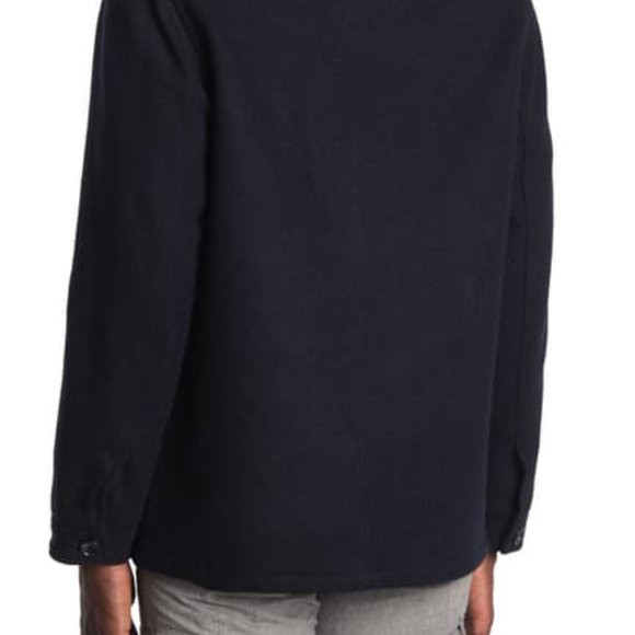 Michael Kors Melton Button Front Jacket 